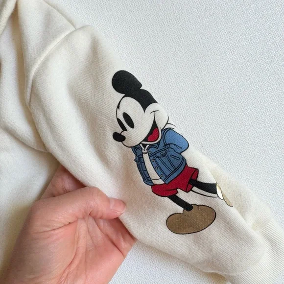 GAP Mickey and Minnie zip up sweater - Picture 3 of 4